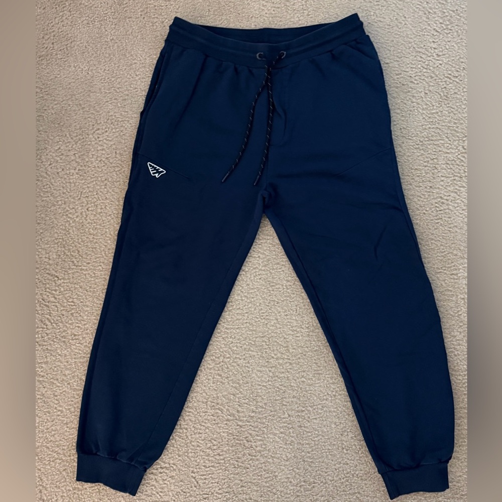Paper Planes Luxury Athleisure Wear Joggers, XL, Navy